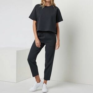 Vuori Mackenzie Faded black Elastic Waist Pants